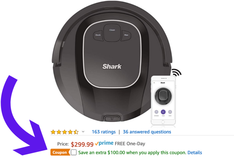 Shark Robot Vacuum $100 OFF!!!
