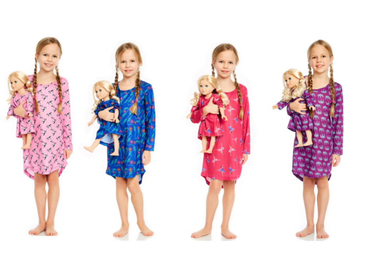 Girl & Doll matching nightgowns on SALE!