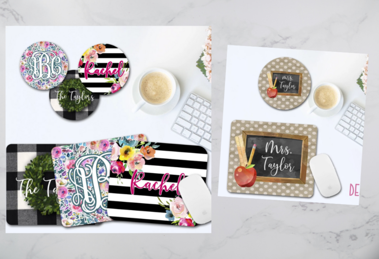 Personalized Mouse Pad & Coaster!