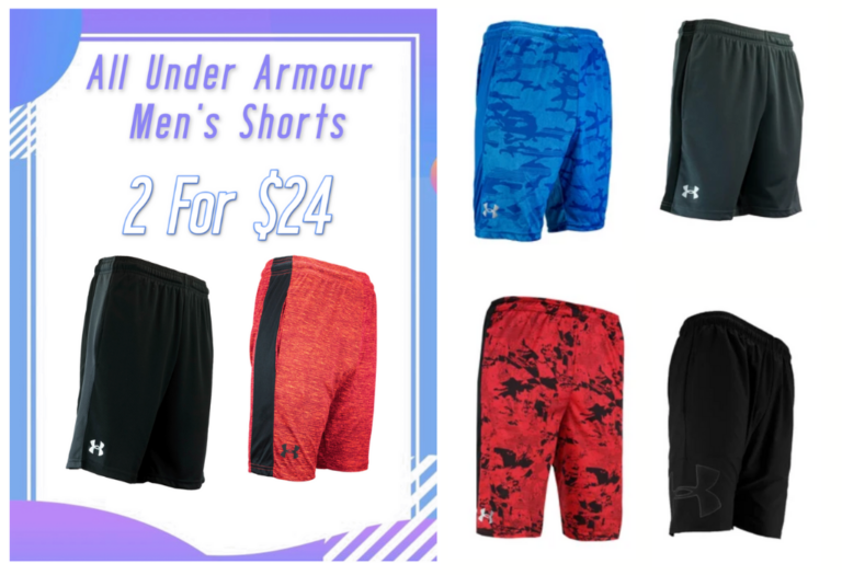Men's UA shorts 2 for $24!