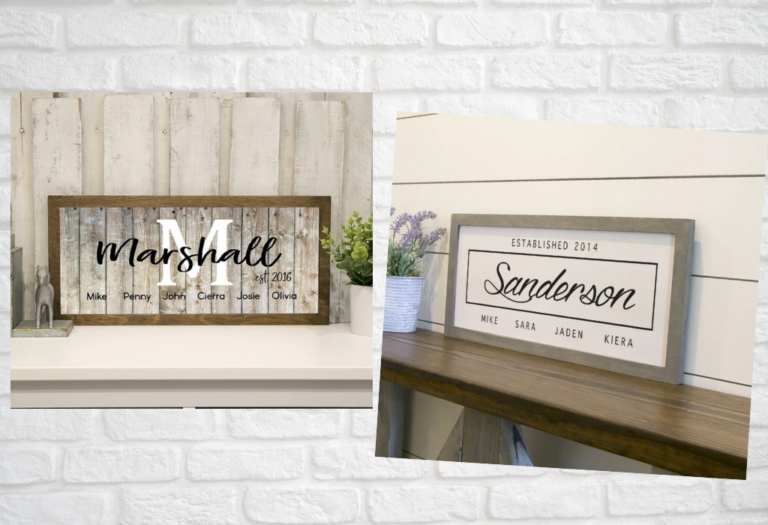 Personalized Family Name Signs!!!