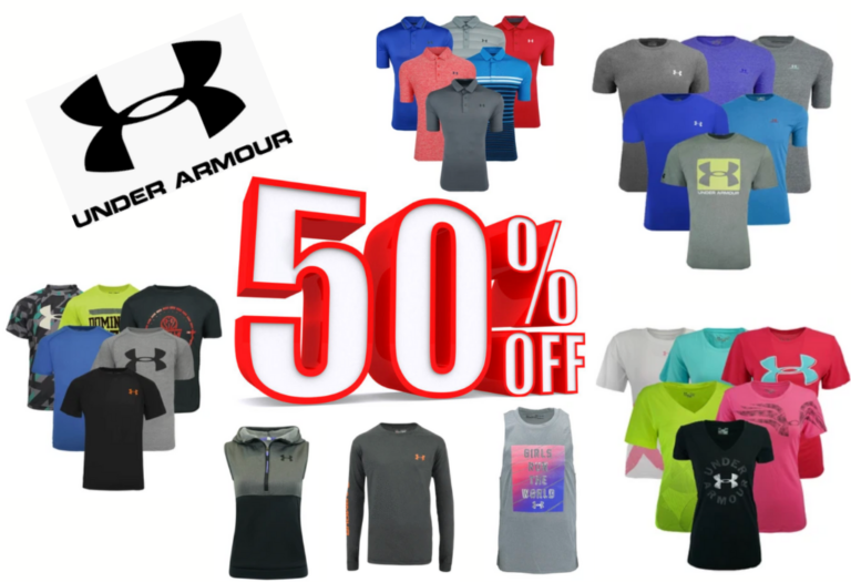Under Armour 50% off!!