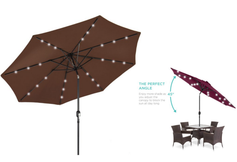 10' Umbrella with LED lighting!