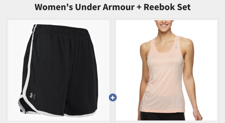 UA shorts & Reebok tank for $14!!!