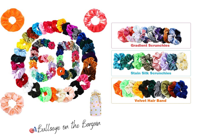 60 pack of scrunchies for $7.87!!!