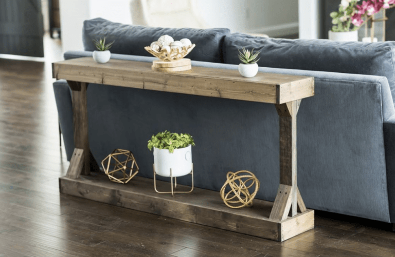 Gorgeous Wood Console Table