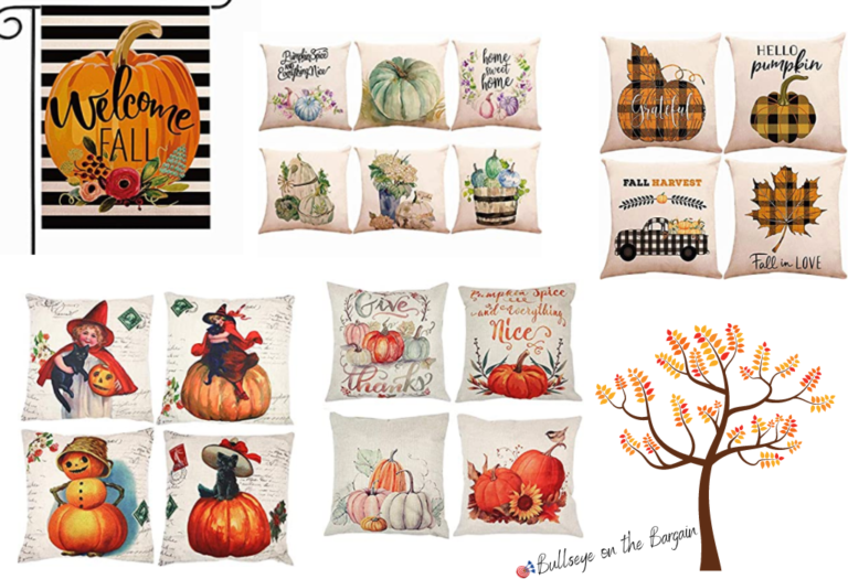 Fall pillow covers & garden flags!