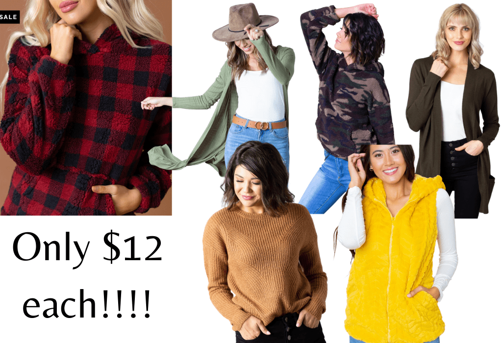 $12 sweaters & jackets!! | Bullseye on the Bargain