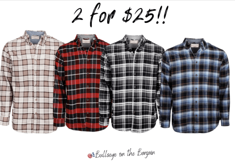 Men's Flannels!! 2 for $25!!!