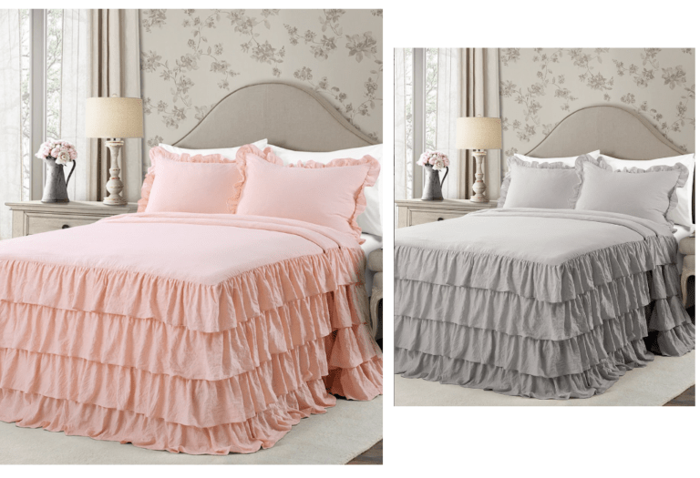 Beautiful Ruffle Bedspread Sets