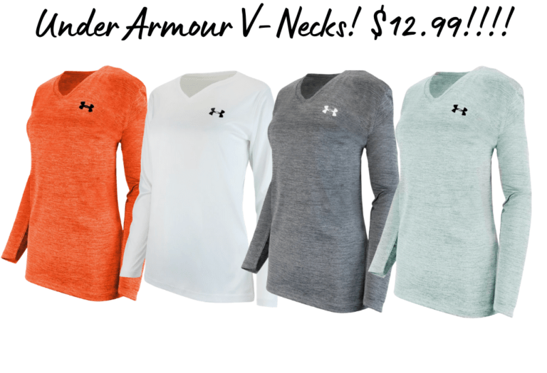 UA V-Neck Shirts! $12.99!!!