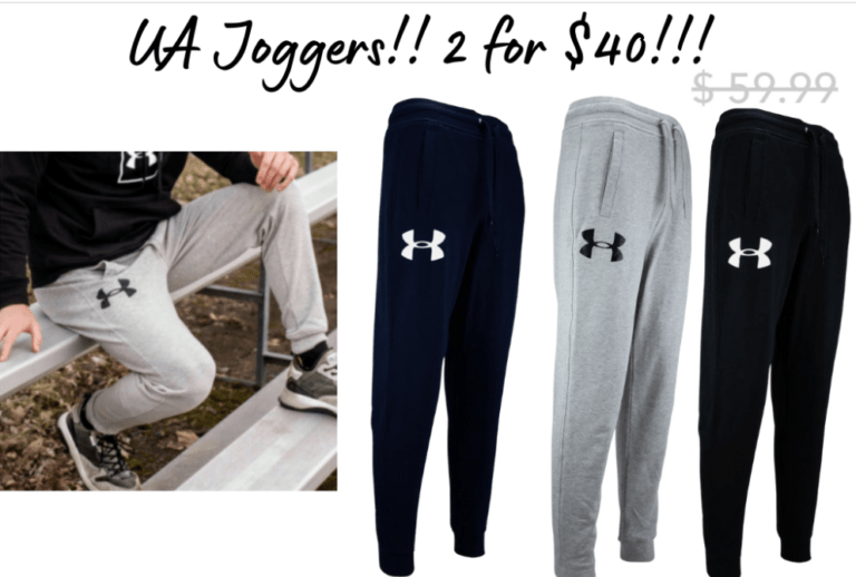 Men's UA joggers!! 2 for $40!!!