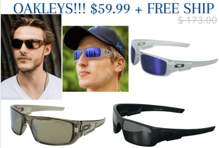 Oakley's!! $59.99 and FREE shipping!
