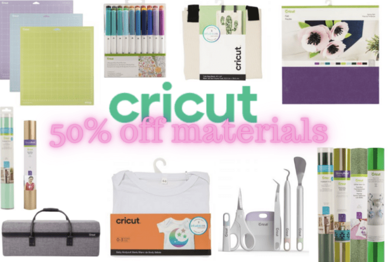 Cricut!! 50% off materials!!