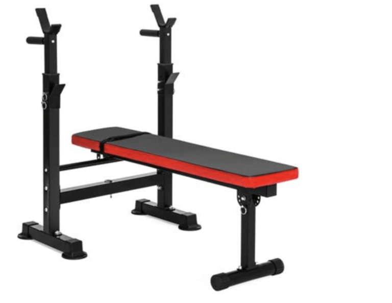 Barbell Rack and Weight Bench