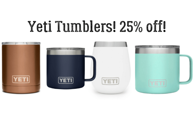 25% off Yeti Tumblers!