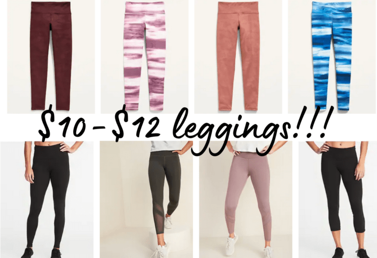 $12 leggings at Old Navy today!!