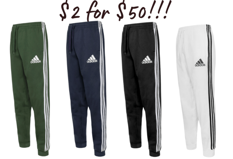 Men's Adidas Joggers! 2 for $50!!!