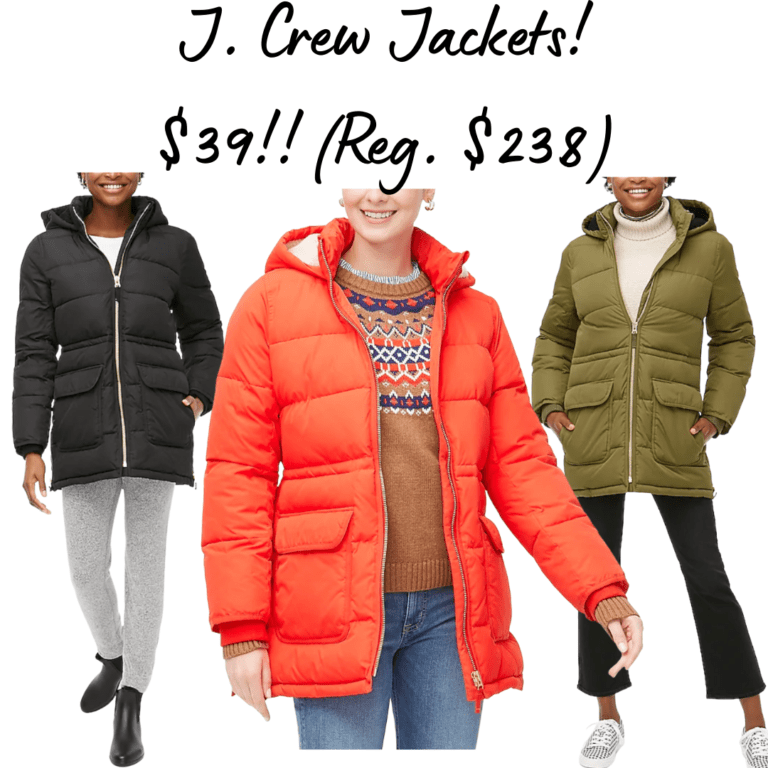 J.Crew Coats! $39 (Reg. $238)