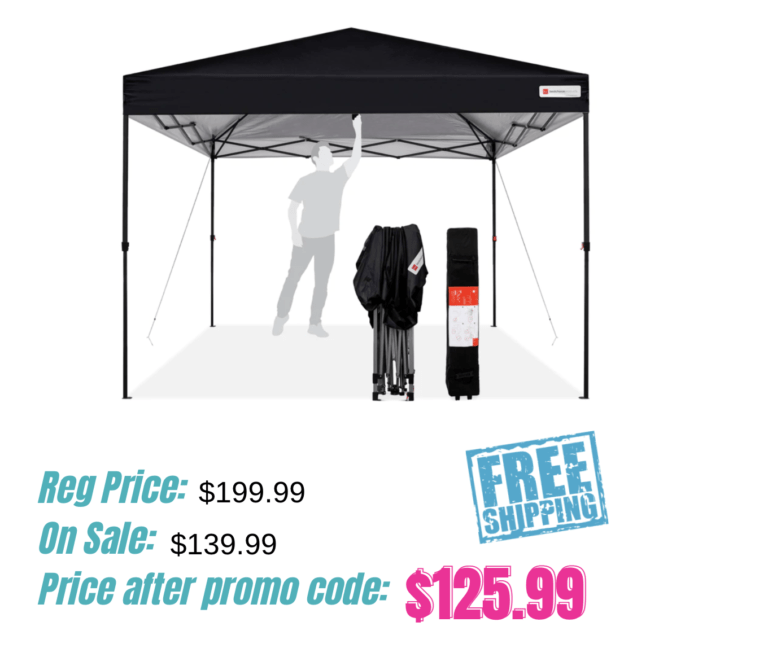 One Person Setup Instant Pop Up Canopy