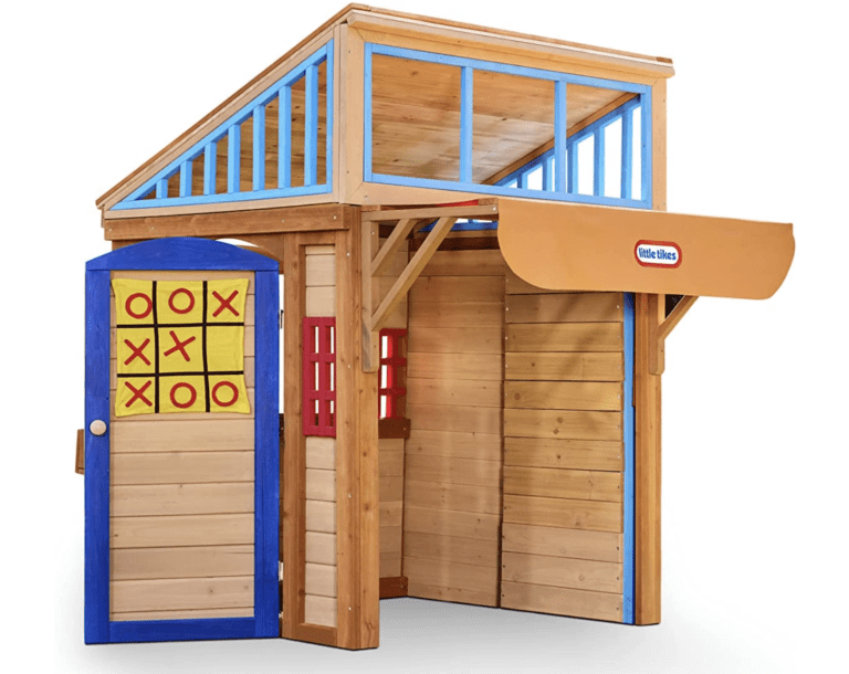 Outdoor Wood Game Playhouse