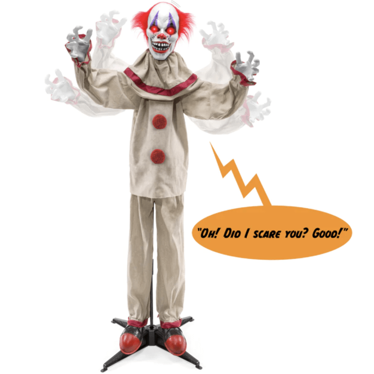 Motion Activated Clown for Halloween!!!
