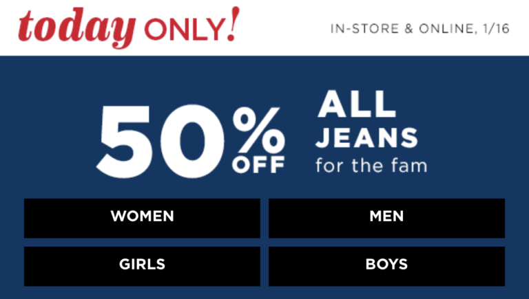 JEANS!!!! 50% OFF!
