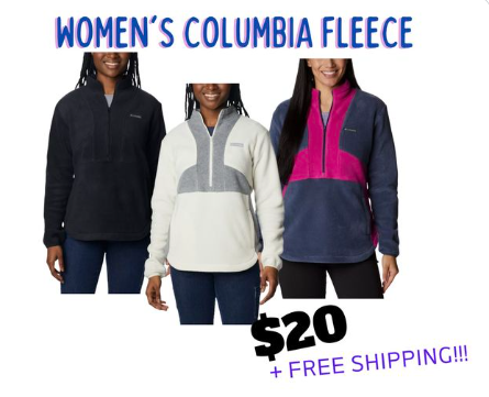Women's Columbia Fleece!!