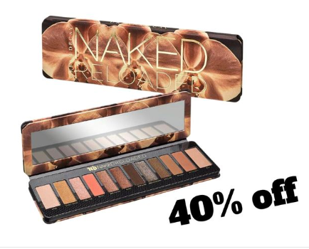 My FAVORITE Urban Decay Eye Shadow Palette is 40% off today!!!!!