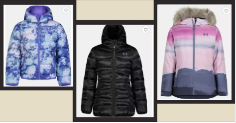 Under Armour Girls JACKETS DOUBLE DISCOUNT!!