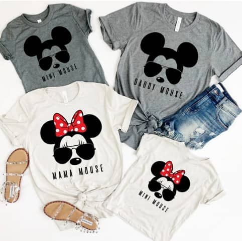 Headed to Disney?! Check out these Theme Park Family Tees
