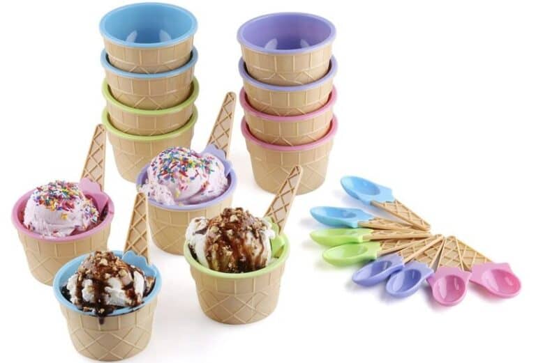 How CUTE are these ice cream bowls!?