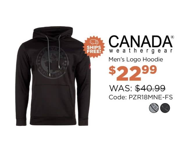 Canada Weather Gear Men's Xover Logo Hoodie