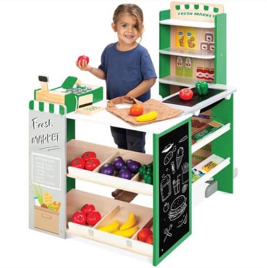 Kids Pretend Play Grocery Store Supermarket Toy Set