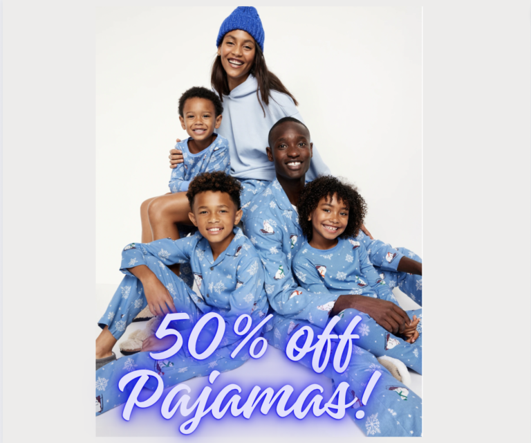 50% off Pajamas!