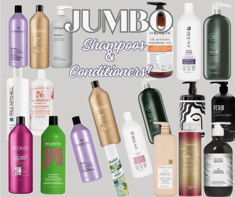 JUMBO Shampoo and Conditioner SALE! Time to STOCK UP on your favorites!