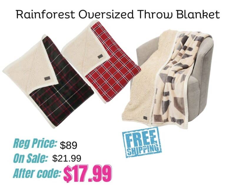 Rainforest Oversized Throw Blanket!!