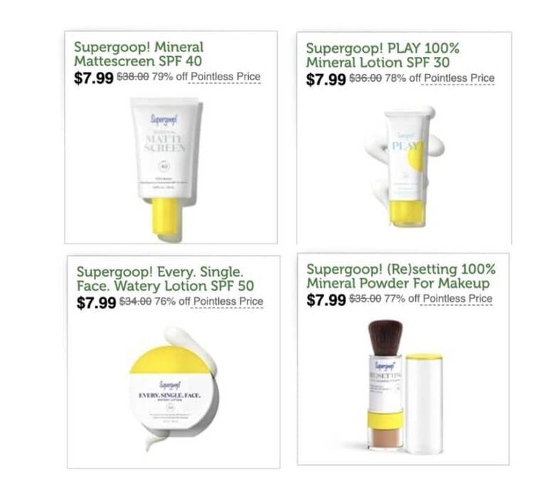 WOW!! Supergoop is on deal at Woot today!!!