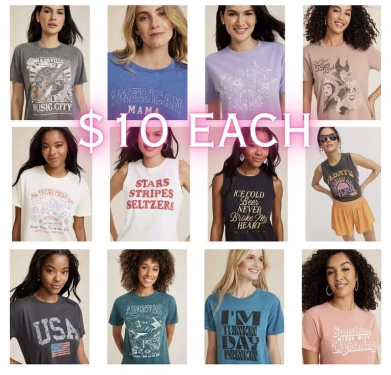 $10 GRAPHIC tees at Maurices today!!!!