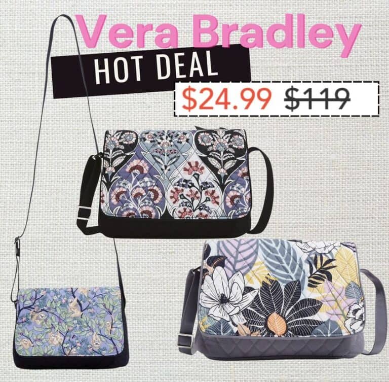 VERA Bradley Crossbody bags are $24.99