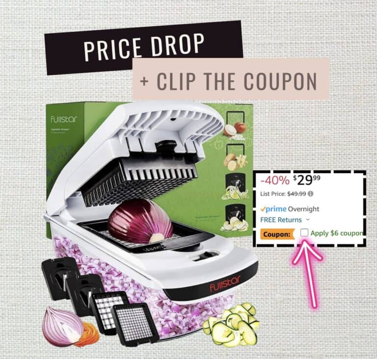PRICE DROP + clip the $6 off coupon!