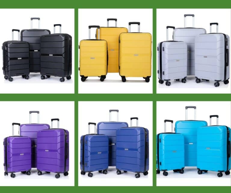 These 3pc hard sided spinner luggage sets are just $89.99