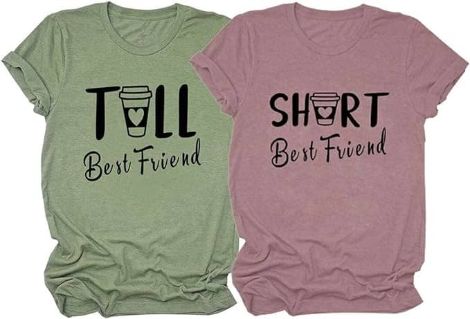 Tall/Short Best Friend shirts!!!