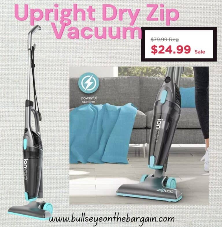 Tzumi Upright Dry Zip Vacuum! Only $24.99!!!
