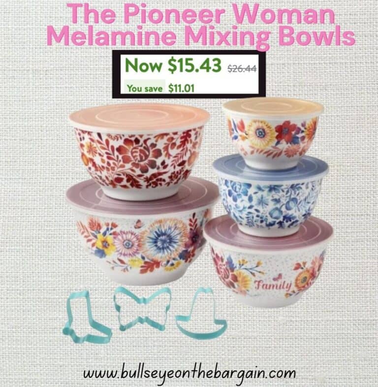 The Pioneer Woman Melamine Mixing Bowls & Cookie Cutter Set!!