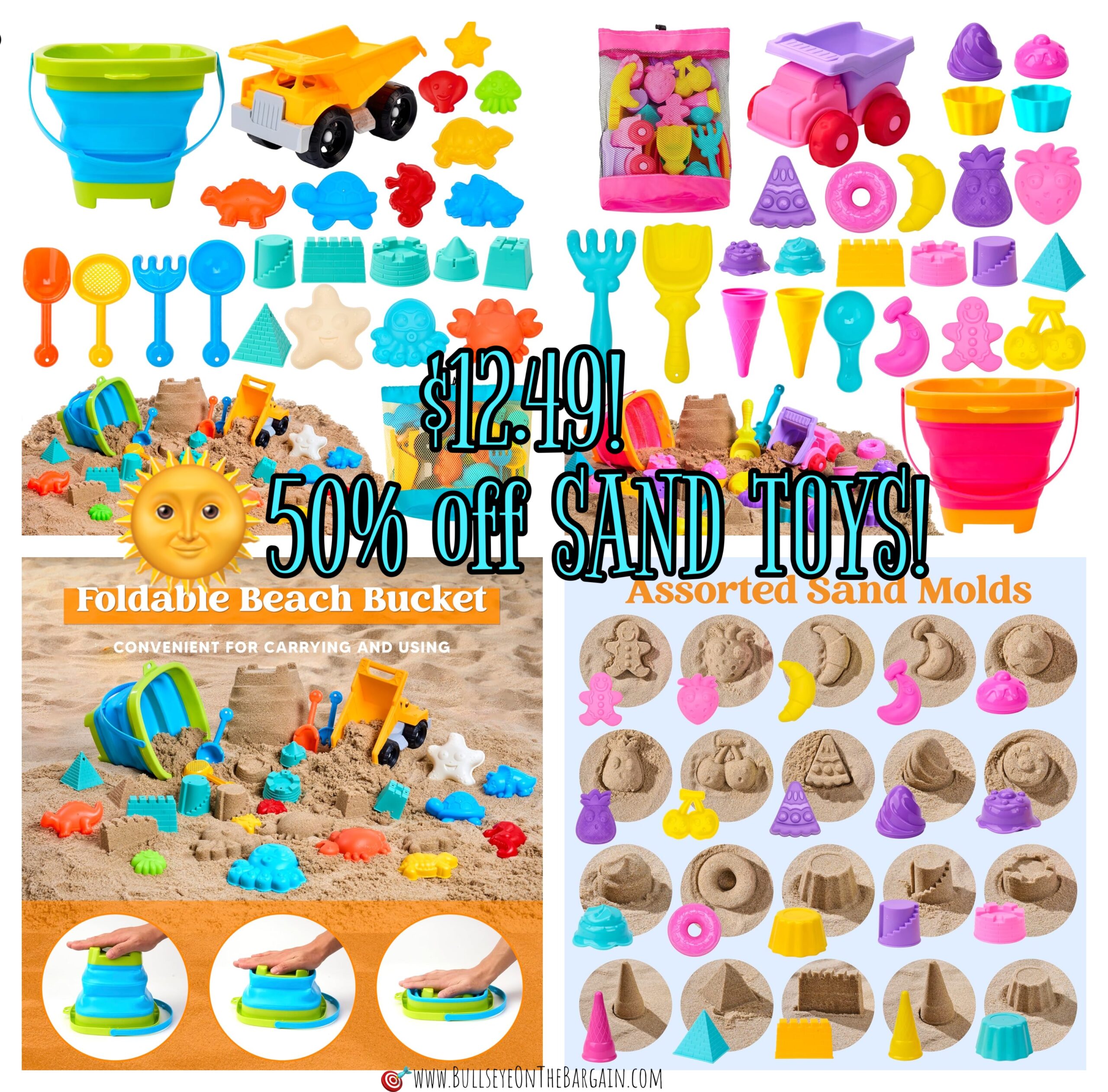 50% off SAND TOYS!!!