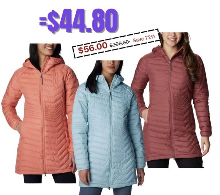 WOW!!! 72% off these top selling Columbia Women's Powder Lite Mid Jacket