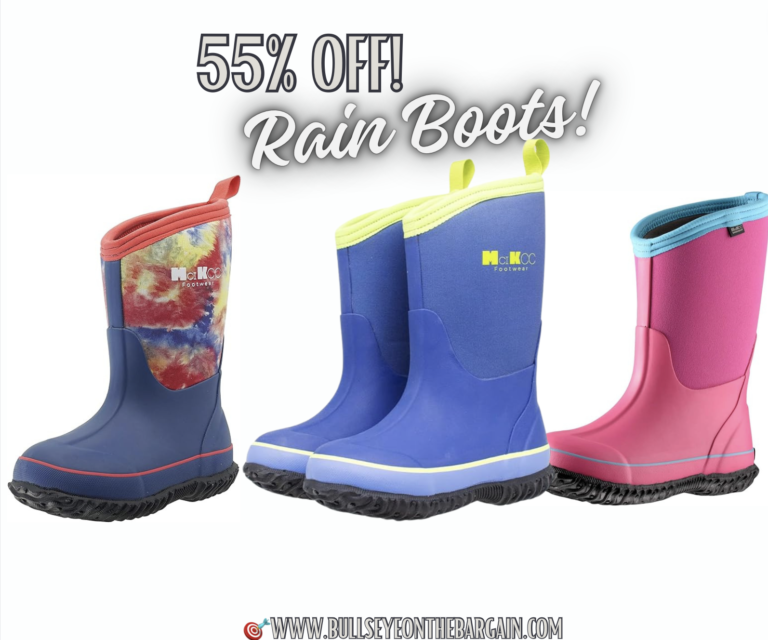 50% OFF RAIN BOOTS!