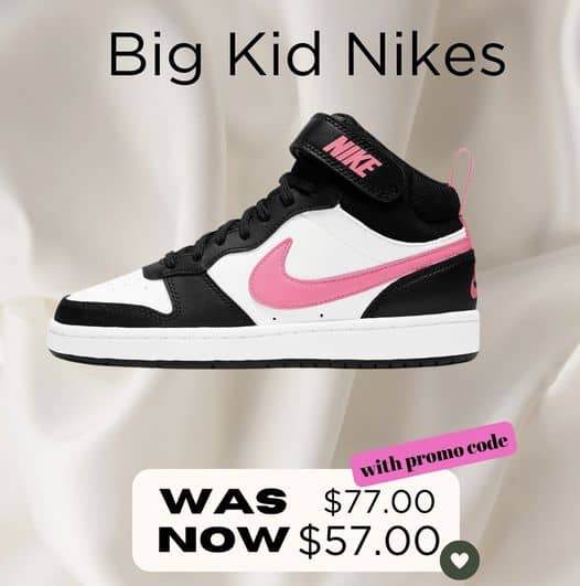 Big Kid Nike sneakers!!!!