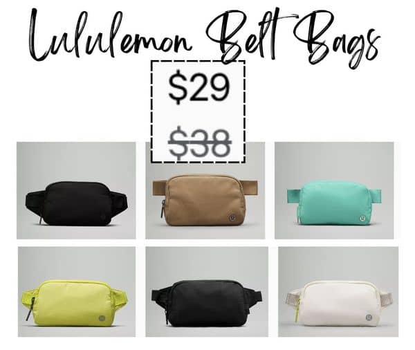 Lululemon Belt Bags $29 + FREE ship!!!